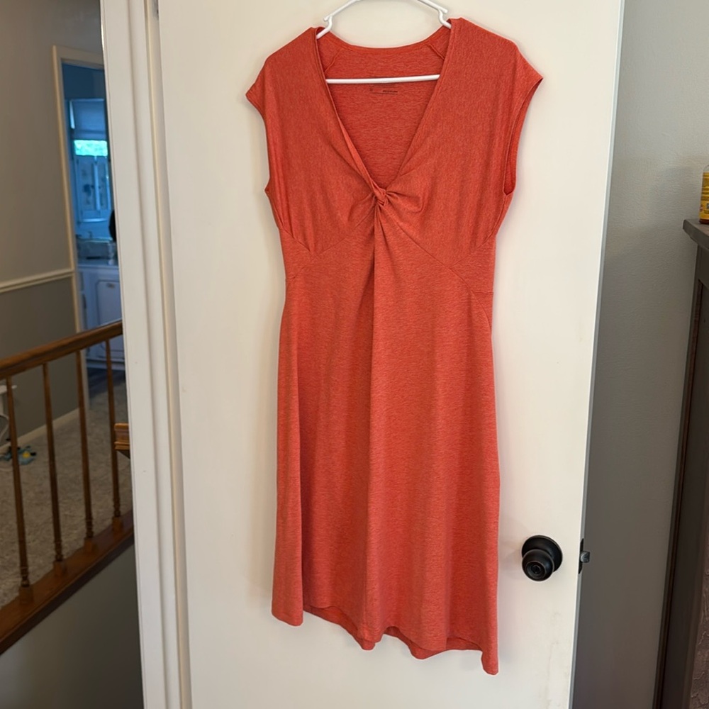 Patagonia Bandha Dress Coral color, size M